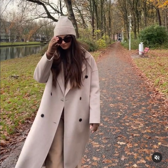 Mango Jackets & Blazers - Mango wool blend coat bloggers fav